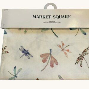 Market Square Dragonfly Table Runner NEW